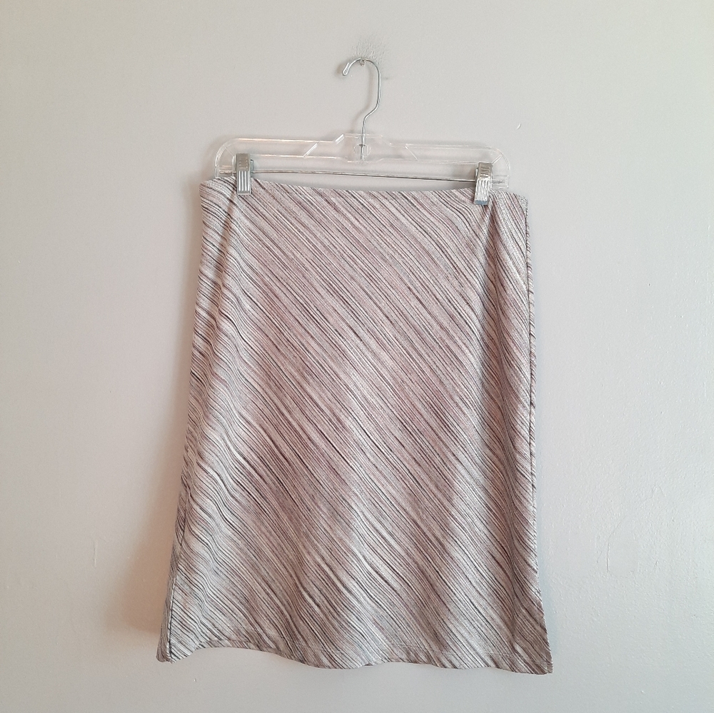 New York & Company Multicolor Striped Skirt